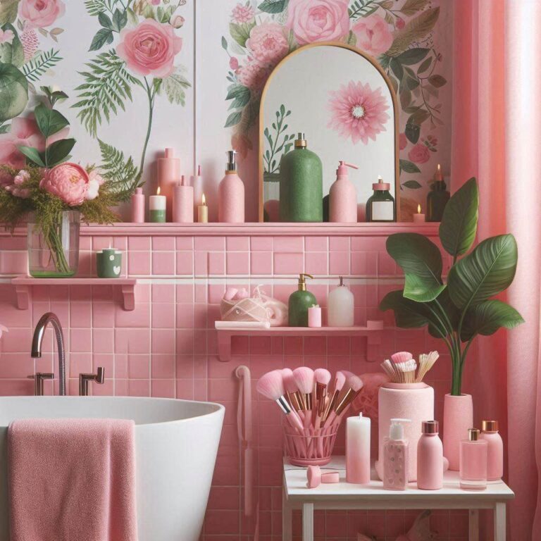 19 Pink and Green Bathroom Ideas for a Fresh, Vibrant Look