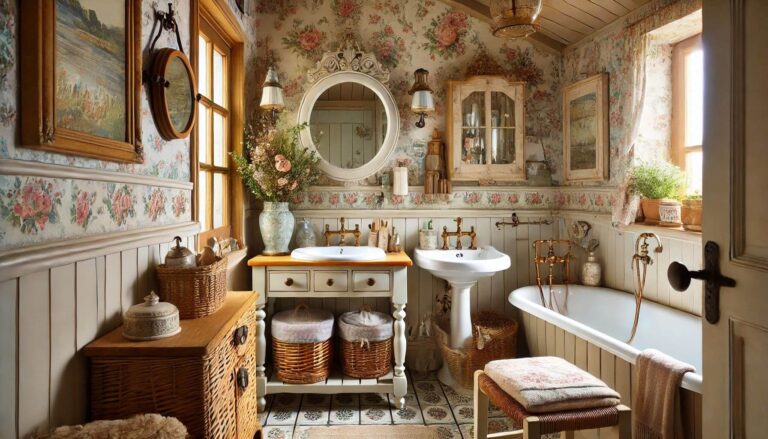21 Cottagecore Bathroom Ideas to Transform Your Space Into a Cozy Sanctuary