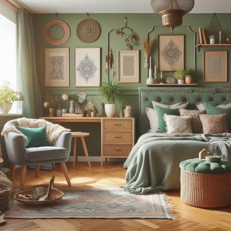 15 Sage Green Boho Bedroom Ideas to Create a Dreamy, Relaxed Space