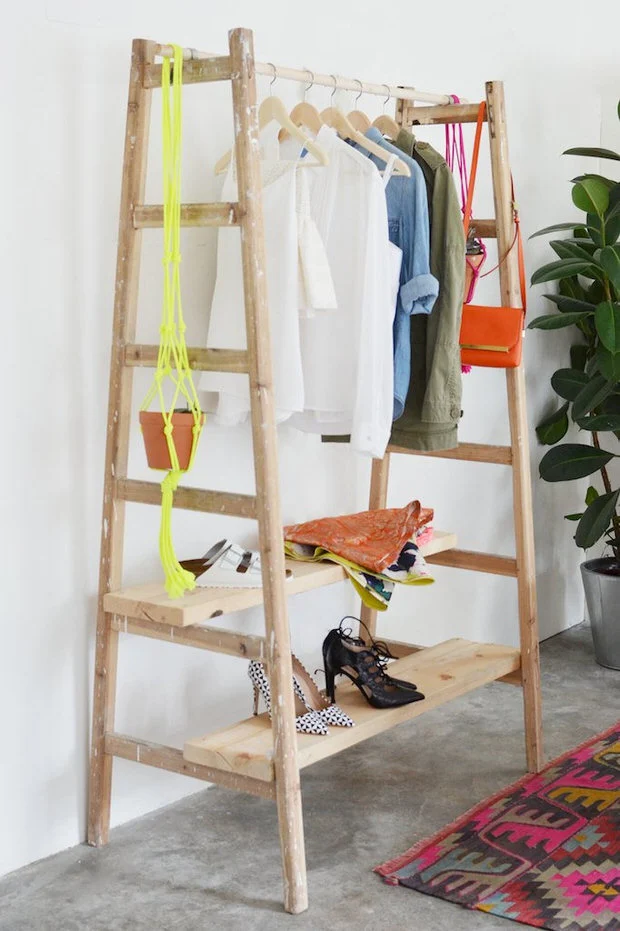 13 DIY Clothes Rack Ideas to Upgrade Your Space with Style