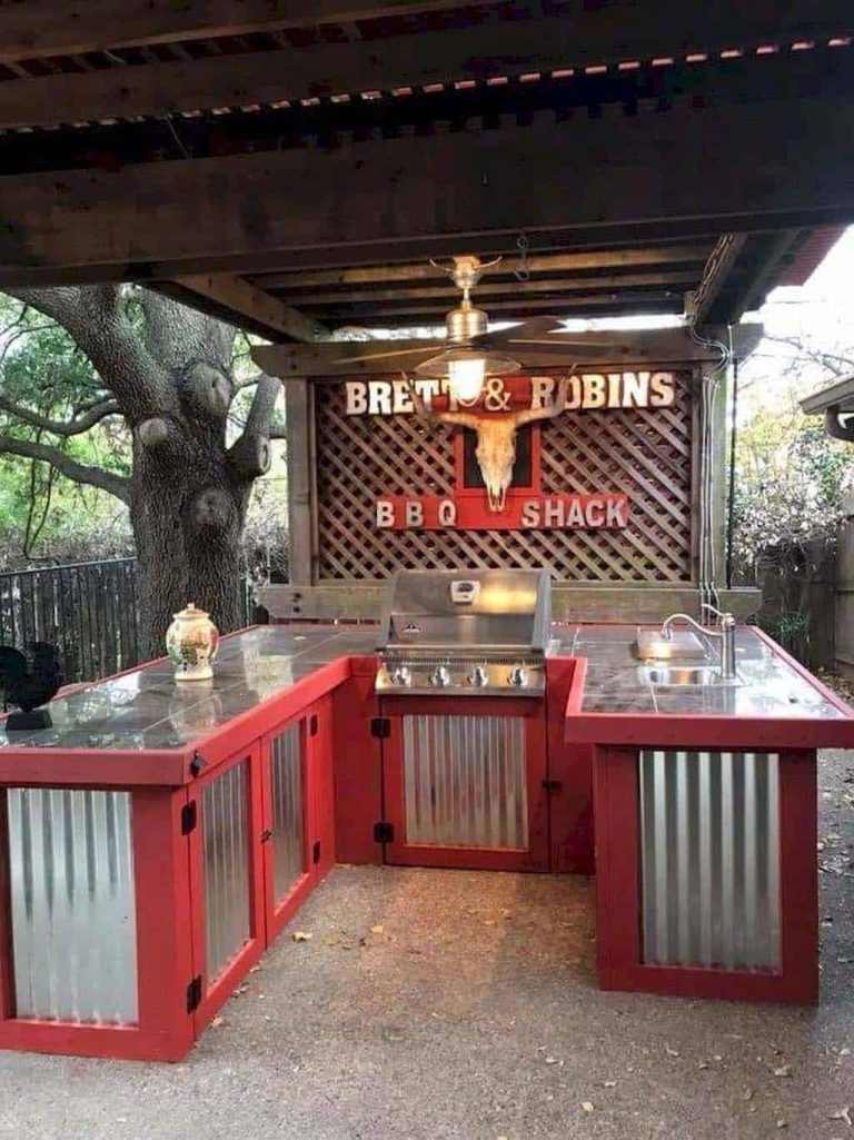 13 Covered Outdoor Kitchen Design Ideas