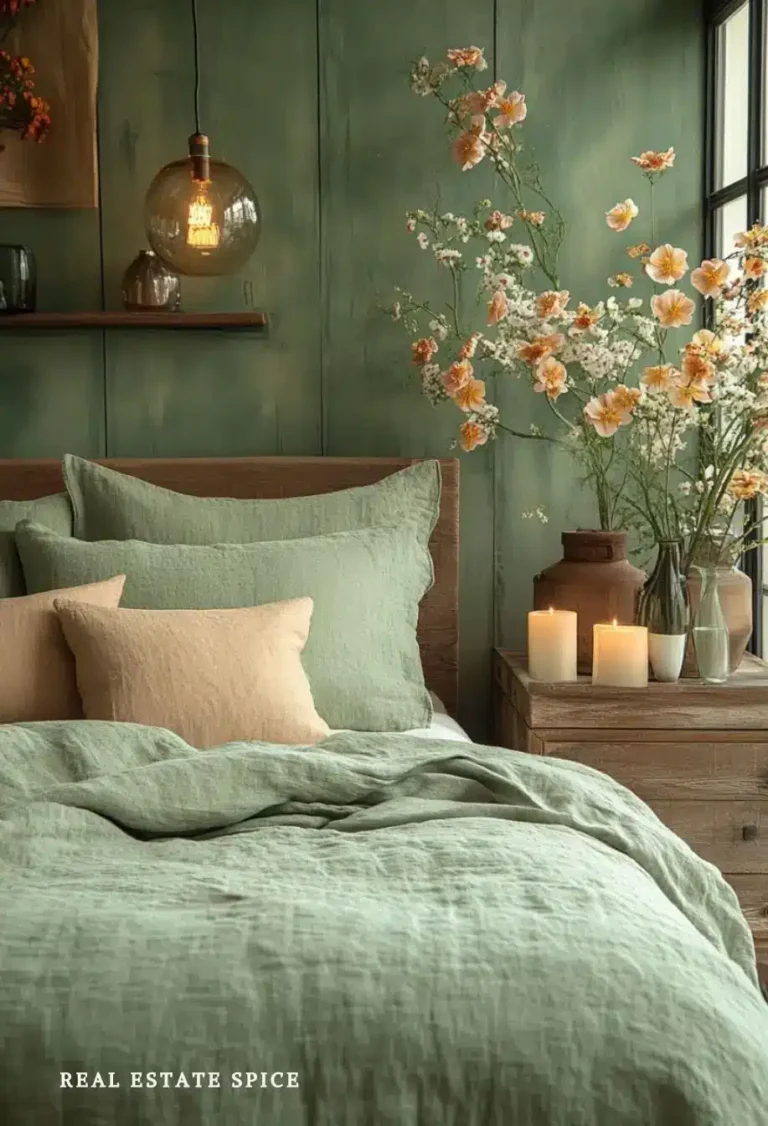 13 Sage Green and Cream Bedroom Ideas