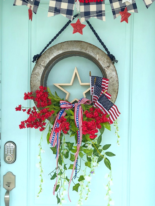 19 Patriotic Wreaths for Front Door