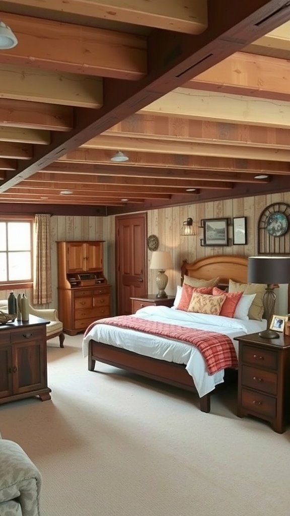 21 Inspiring Unfinished Basement Bedroom Ideas with 15 Creative Elements