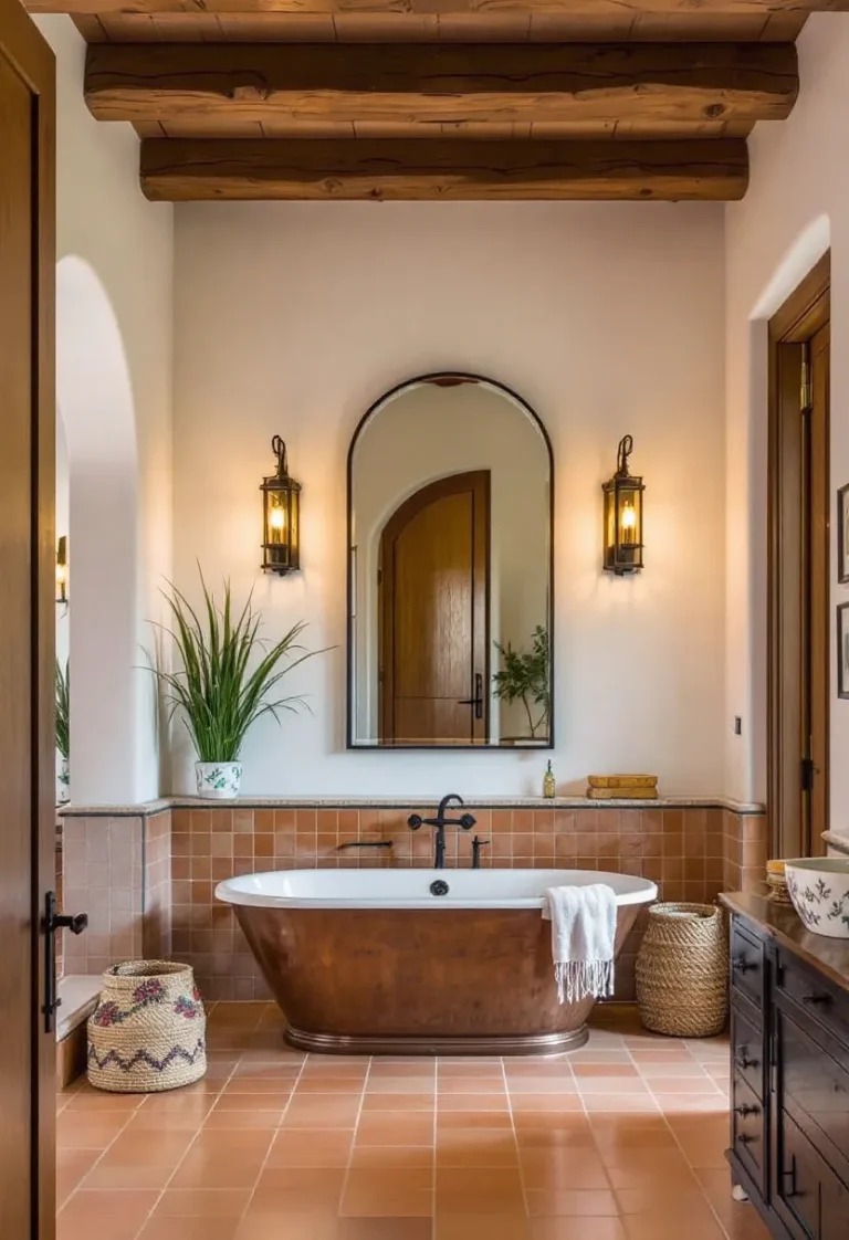 17 Spanish Bathroom Hacienda Style Ideas to Elevate Your Space