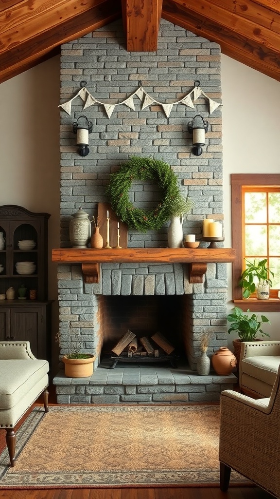 13 Charming Farmhouse Fireplace Ideas to Cozy Up Your Home