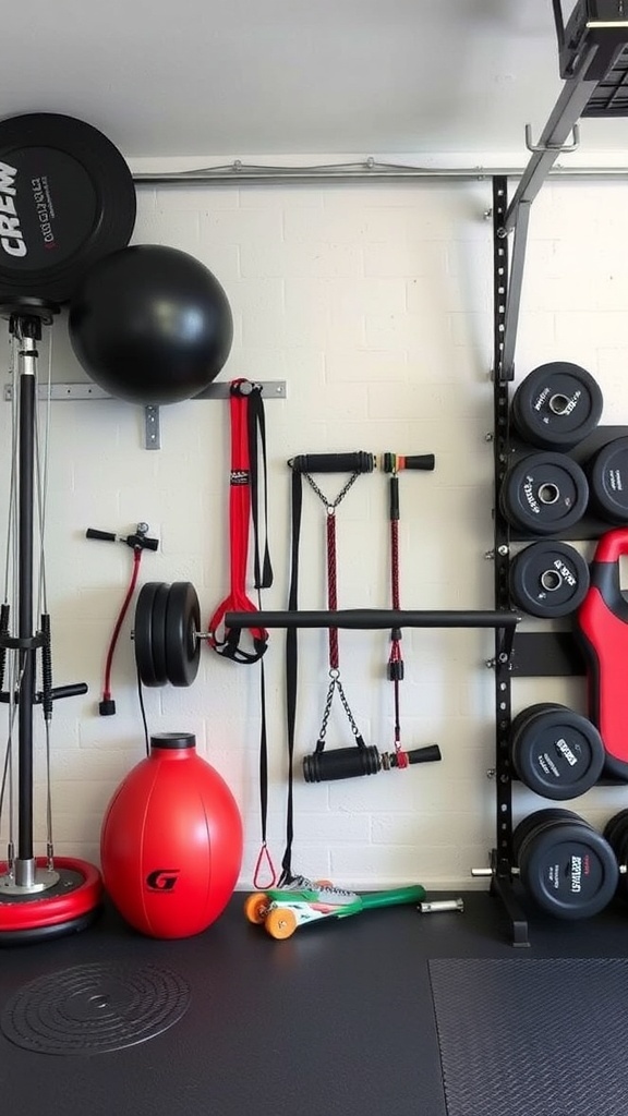 17+ Half Garage Gym Ideas